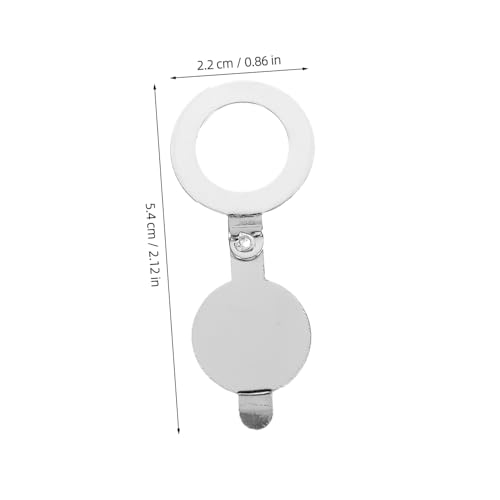 Tofficu 2pcs cobre - Cubierta de privacidad para mirilla antiniebla para puertas - Diseño anti-espiar, instalación rápida, visor de puerta para seguridad, adecuado para hogar y oficina miniatura 2