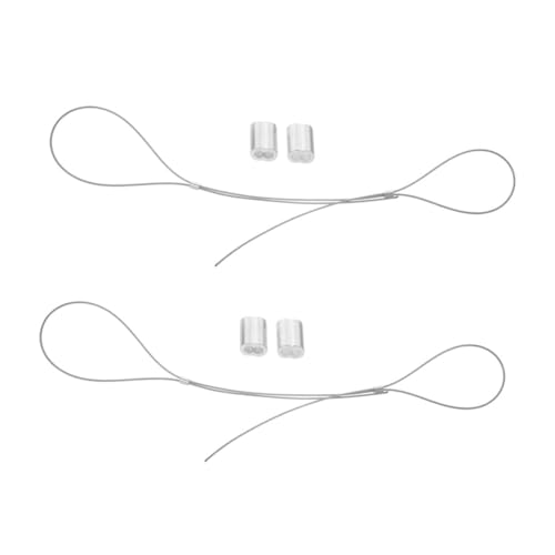 Yardwe Basketball Hoop Netting 2pcs Basketball Netting Stringing Cable Fiber Rope for Netball Rebound Replacement