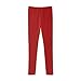 French Toast Girls' Little Solid Legging, red, 5