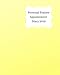 Produktbild Personal trainer Appointment Diary 2019: April 2019 - Dec 2019 Appointment diary. Day to a page with hourly client times to ensure home business organization. Graded yellow & cream design