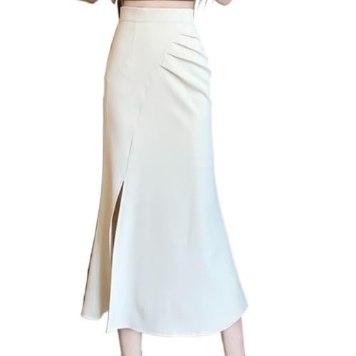 Women's Skirts Tight Slit Wrap High Waist Modest V 2025 Trend A Line Stylish Summer Ladies Dresses