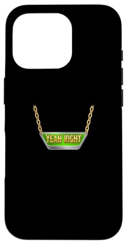 �O���[���J���[ Yeah Right Chain Green Graphic �X�}�z�P�[�X iPhone 16 Pro �p