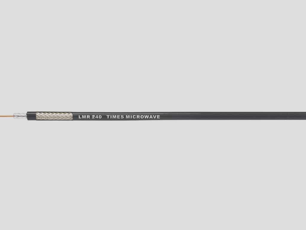 Cable coaxial LMR-240, sin conectores incluidos, 50 pies