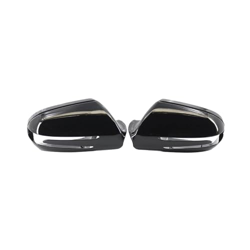 2個入り リアビューサイドミラーカバーキャップ 2198102576 メルセデスベンツ W207 C207 CLSクラス W219 R230 R171 2008-2011に適合(Black)