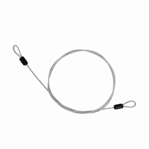 Candado de cable de acero Sonew, color plata miniatura 4