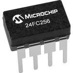 Microchip Technology, 24FC256-I/P, EEPROM - Serial-I²C - 256Kb (32K x 8) - 1MHz - 1.8V/2.5V/3.3V/5V - 8-Pin DIP - Tube (60 Item/s)