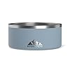 Hydrapeak dog bowl non slip stainless steel water and food dish large sized and small dogs 32oz 64oz multiple sizes 8 cup storm  urban country home decor