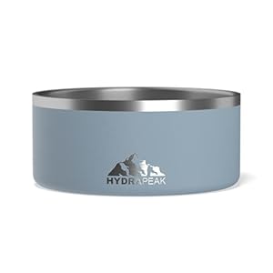Hydrapeakdogbowlnonslipstainlesssteelwaterandfooddishlargesizedandsmalldogs32oz64ozmultiplesizes8cupstorm Urban Country Home Decor Hydrapeak dog bowl non slip stainless steel water and food dish large sized and small dogs 32oz 64oz multiple sizes 8 cup storm urban country home decor