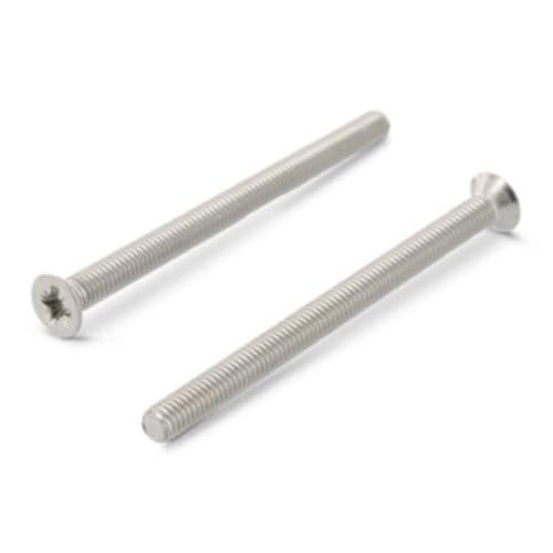 Countersunk Screws M5X35 6 Pieces Stainless Steel A2 / V2A Rustproof with Pozi Phillips DIN 965 / ISO 7046, Machine Screw