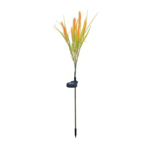 2Pc Christmas Decorations Outdoor Solar Rice Spike Pathway Light Fall Decor - image 3