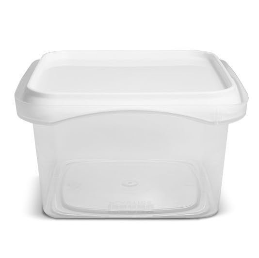 Berry Plastics SelecTE IML PP Tamper Evident Square Container, 12 oz, Clear | 720/Case