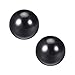Tool parts 2Pcs Thermoset Ball Knob M10 Female Threaded Machine Handle 35mm Diameter Black