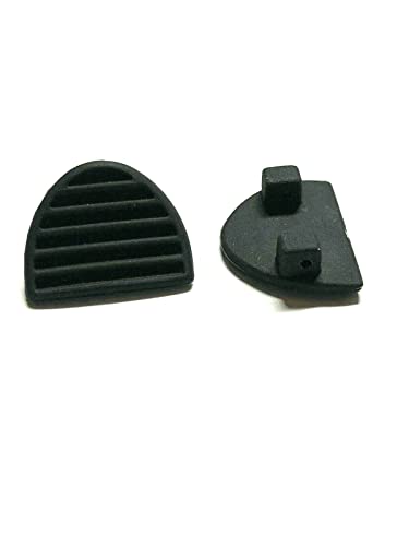 Set of 2 - One Replacement set FOR Oakley TimeBomb Black Rubber Wrist Watch Time Bomb Pads2