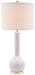 Safavieh Lighting Collection Mae Long Neck White Ceramic 30.5-inch Table Lamp (Set of 2)