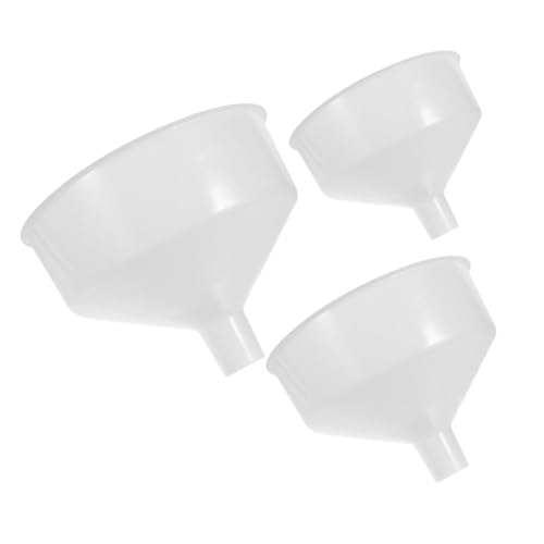 Embudos de plástico con boca ancha INOOMP para un vertido controlado sin derrames en tu cocina