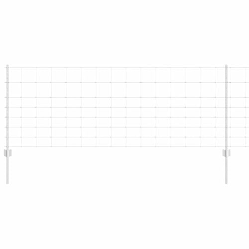 vidaXL Zaunpfosten 11 Stück U-Profil 80 cm Verzinkter Stahl