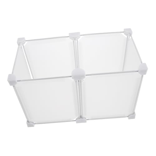 Housoutil Canasta de Almacenamiento Congelador Estante Divisor de Plástico Organizador de Refrigerador y Congelador Inferior Compartimentos