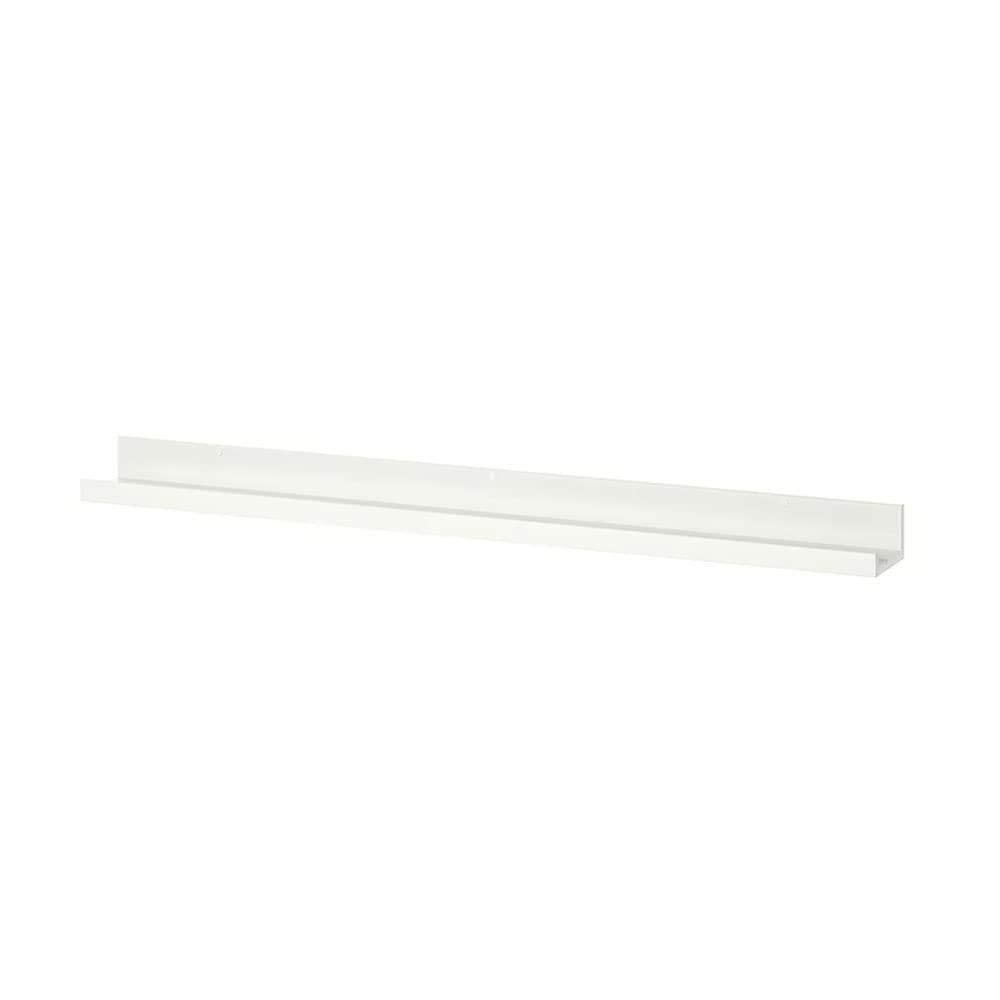 MOSSLANDA Picture Ledge Picture Frames Decoration Ledge White,115CM