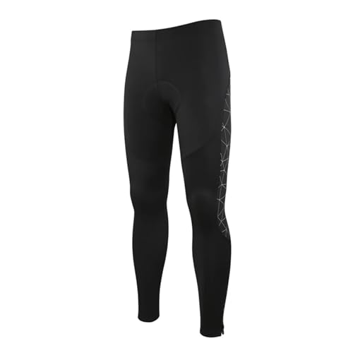 Collant de vélo d'hiver contre le froid avec rembourrage fessier 4D