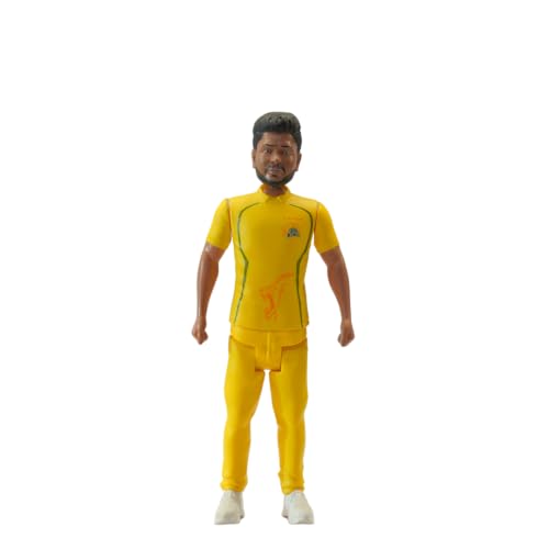 Image of Action Figure, IPL Edition 360 Rotatable Head, Cricket Player for Fans & Collectors (7 Inch Sanju Samson CSK)