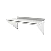 12”x36” Wall Mounted Stainless Steel Shelf NSF Commercial Metal Wall Mount Floating Shelving for Kitchen, Restaurant, Food Truck,Garage,Home & Hotel …