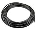 PneumaticPlus 1/4 inch Tubing 100 ft Roll (Black) Polyurethane for Air Compressor/Garden, WOG Water Oil Gas