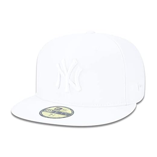 Boné New Era 59FIFTY MLB New York Yankees Aba Reta Fitted Branco