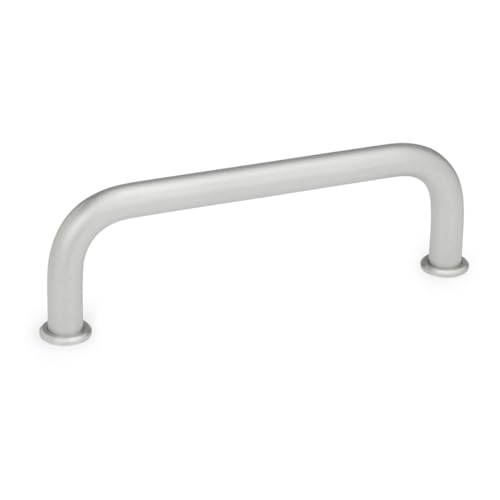 Ganter Standard Elements/Stainless Steel Handles - GN 425 Diameter: 12 mm Stainless Steel Matte Blasted, Silber, Länge l1: 160mm