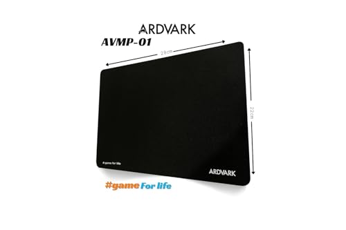 Image of ARDVARK AVGM007 Gaming Mouse Wired, Ergonomic Gamer Laptop PC USB Optical Computer Mice with RGB Backlit+ARDVARK AVNP-01 Cloth Gaming Mouse Pad, Optimized for Gaming Sensors, Non-Slip Mouse Mat- Black