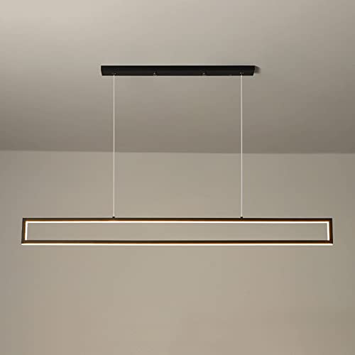 Lampe à suspension créative haut de gamme en acrylique et métal avec éclairage LED discret