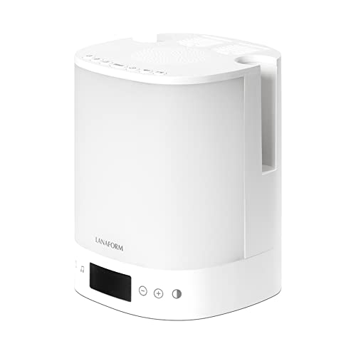 Simulateur d'aube Lanaform Wake-Up Scents réveil LED avec double alarme et radio FM