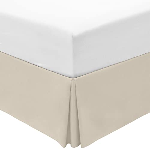 Mellanni-Bed-Skirt-Cal-King-Size-Bed-Frame-15-Inch-Tailored-Drop-Pleated-Dust-Ruffle-Wrinkle-Fade-Stain-Resistant-1-Bedskirt-Cal-King-Sand Mellanni Bed Skirt Cal King Size Bed Frame 15 Inch Tailored Drop Pleated Dust Ruffle Wrinkle Fade Stain Resistant 1 Bedskirt Cal King Sand