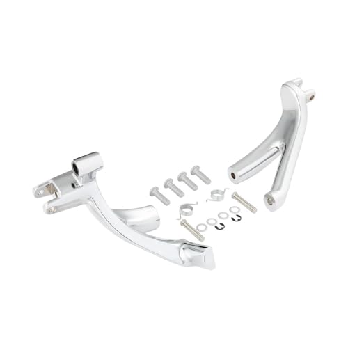Support de Repose-Pieds Moto Avant Haute Fixation Amortisseur de Vibrations pour Sport Glide