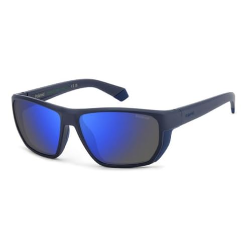 Lunettes de soleil Polarisées Polaroid Sport PLD 7057 bleu mat 60mm