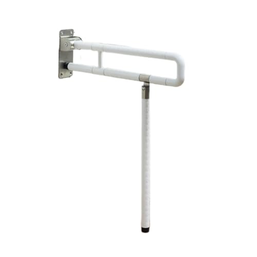 トイレ手すり トイレの安全手すり 滑り止め 折りたたみ式の跳ね上げ式ステンレス鋼グラブバー バスルームサポートハンドル 高齢者用手すりトイレ 壁掛け式滑り止め手すり トイレ手すり 介護手すり 滑り止め 転倒防止 光付き夜 高齢者/身体障害者/妊婦ために 6