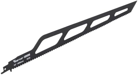 Vearter 400 mm Säbelsägeblätter, Kohlenstoffstahl Sägeblätter Säbelsäge zum Schneiden von Karton, Gummi, Teppich, Leder, Schaumstoff, Polystyrol