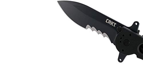 Image of CRKT M21-14SFG Folding Knife with Liner Lock: 1.4116 Veff Serrations Blade, G10 Handle, Reversible Pocket Clip, M21-14SFG