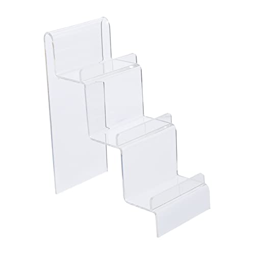 Holibanna Acrylic Display Stand for Purses Accessories Transparent Organizer for Handbags Eyewear and More Lightweight Durable Storage Rack for Home Retail Use