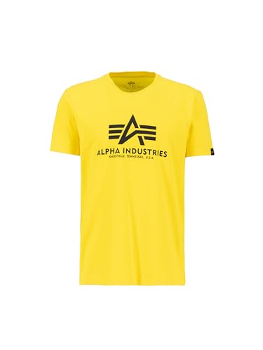 Alpha Industries Basic T-Shirt T-Shirt für Herren Empire Yellow – Ansicht 1