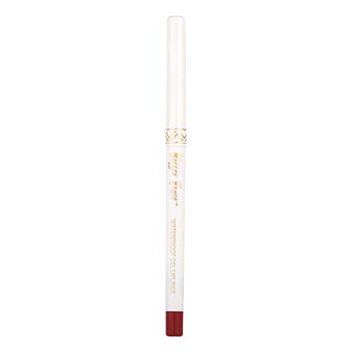 Belle Beauty By Kim Gravel Waterproof Gel Lip Liner - Cruelty Free Waterproof Lip Liner Pencil - Anti Feathering Moisturizing Formula (True Red) #TOP9