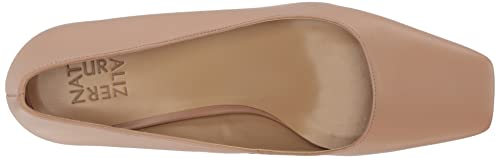 Naturalizer Womens Karina Low Block Heel Square Toe Pump,Gingersnap Brown Leather,9.5 #TOP4