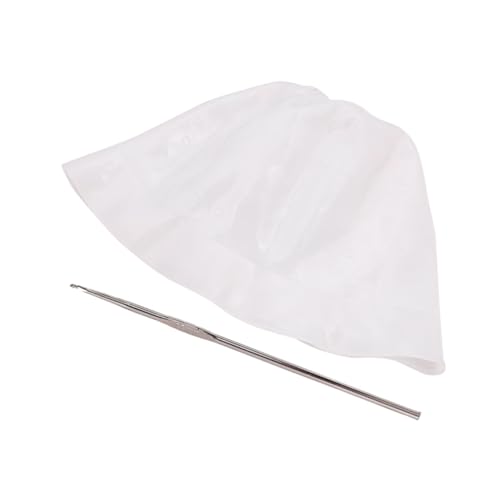 FRCOLOR Hair Coloring Hat with Needle Salon Hair Cap for Permanent Hair Color Application