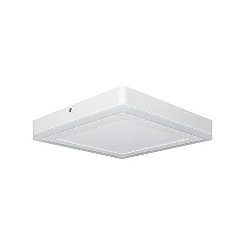 Ledvance Dekorative LED Wand- und Deckenleuchte, Lichtkomponenten unabhängig dimmbar und steuerbar per Wandschalter-Klick, 18W, Warmweiß (3000K), Quadratisch (300mm x 300mm), LED CLICK + WHITE