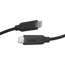 كابل USB C 10 جيجابت في الثانية إلى USB C ، 3.3 قدم 1 متر ، 5 أمبير ، معتمد من USB-IF ، USB 3.1 Gen 2 Type-C - بدون سائق