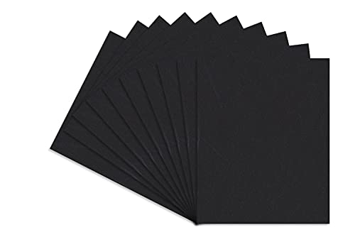 CountryArtHouse Matte Black Full Sheet Mat Board 25 Pack 32 x 40 Cream Core