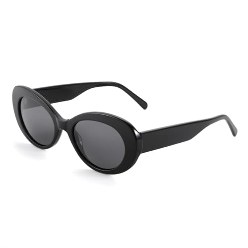 Lunettes de soleil polarisées ovales en acétate compagnes de vos étés