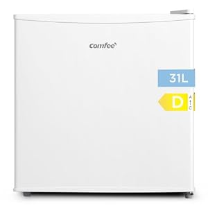 COMFEE' 31L Mini Congelateur, Congelateur Petite Taille, Silencieux, Blanc