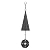 Wind Chimes, Iron Serenity Bell Large Wind Chimes for Outside Deep Tone Garden Bells with Good Luck for Door Porch Garden Decorations Lawn Ornaments