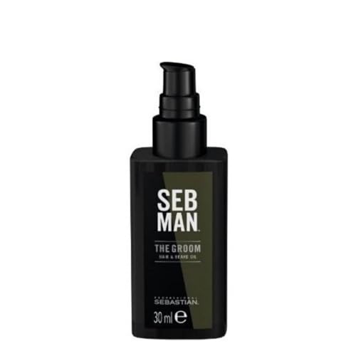 SEB MAN The Groom - Aceite para pelo y barba (30 ml)