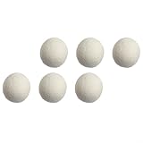Trocknerbälle aus Wolle, 6 cm, Weiß, wiederverwendbar, für Waschmaschine, Entfeuchtung und Geruchsverh ltnis, reduzieren statische Aufladung, verbessern den Luftstrom und beschleunigen das Trocknen
